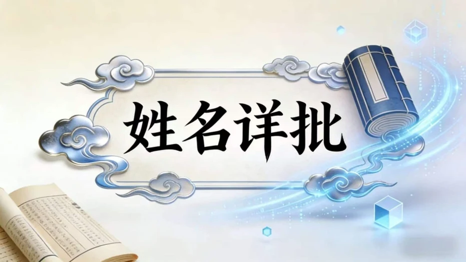 姓名八字详批接口