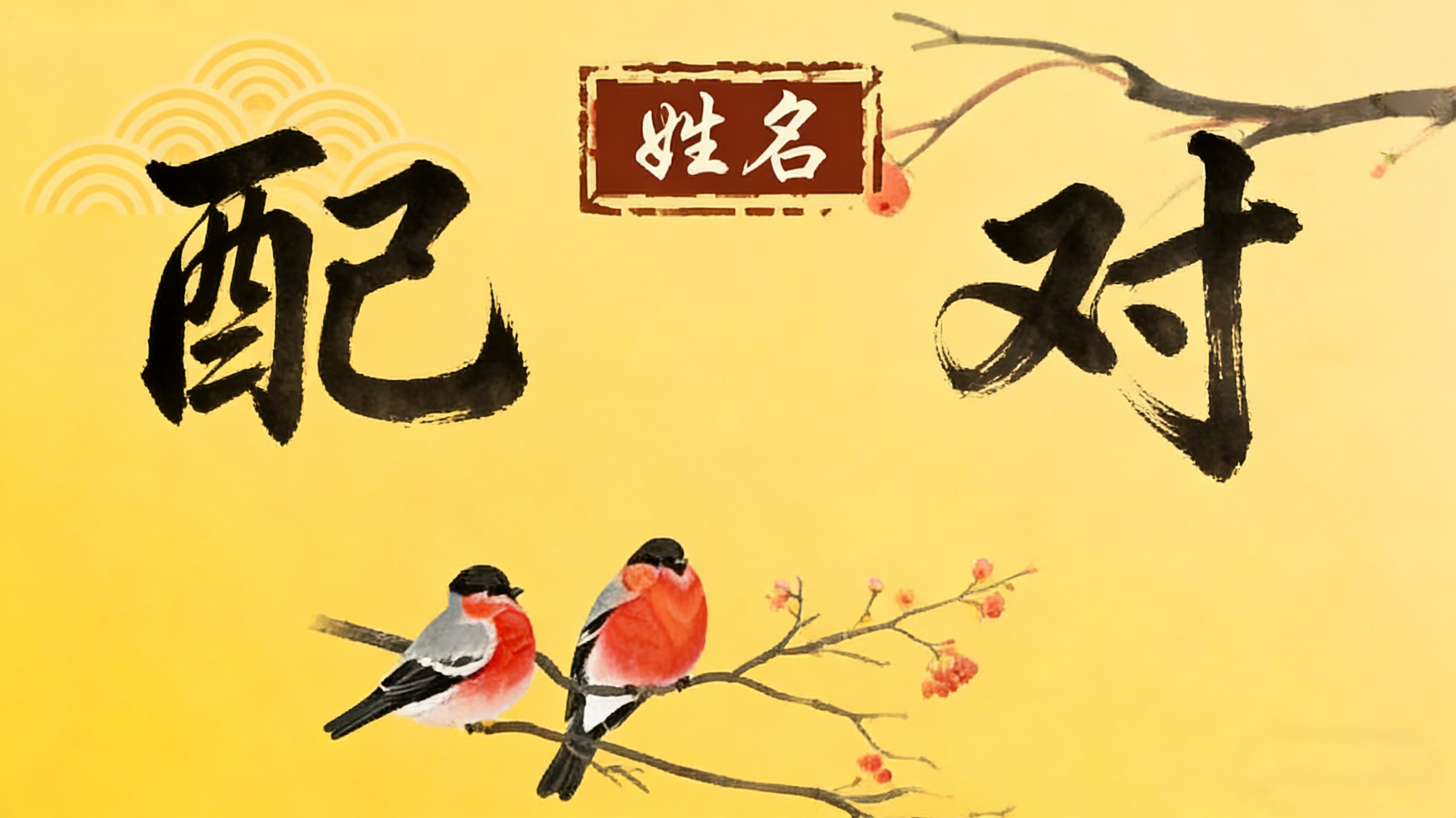 姓名配对接口